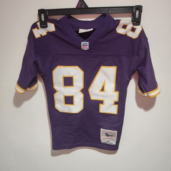 Randy Moss Minnesota Vikings 1998 Mitchell & Ness LEGACY Jersey- Youth Small - Picture 1 of 9